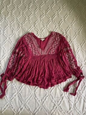 American Eagle Pink Blouse